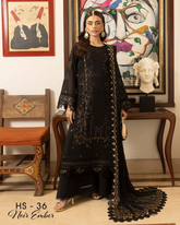 3-PC Unstitched Embroidered Kimora Luxury Formals By Raeesa Premium | HS-36